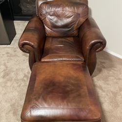 Ardentia Marco Leather Armchair And ottoman