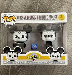 Mickey And Minnie Funko Pop $30