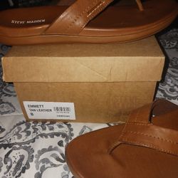 Steve Madden Leather Slides
