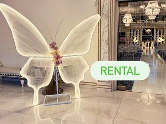 Giant LED butterfly backdrop