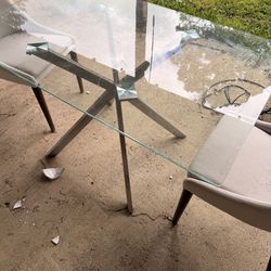 Glass table