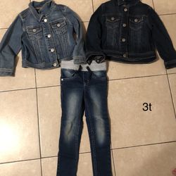 Toddler Girls Jean Jackets Size 3t