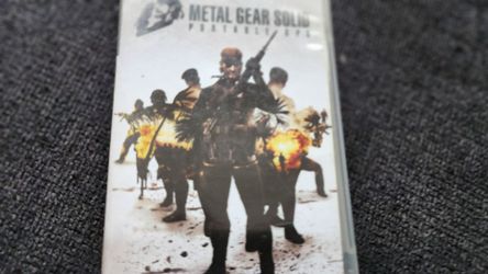 Metal gear solid portable ops PSP