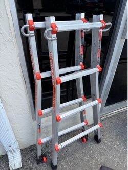 $40 for both! Two Little Giant Mega Lite Aluminum Ladder Extension Pieces! Extension pieces only
