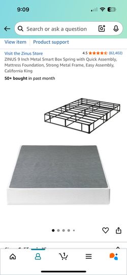 Cali King Metal Box Spring