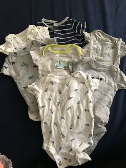 7 set carters newborn onesies