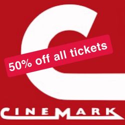 50% Off All Movie Tickets