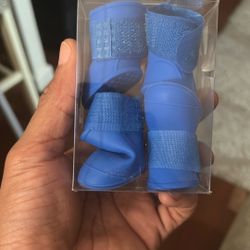 Never Used Small Doggie Shoes 