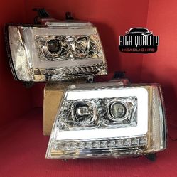 Chevy Tahoe 2007. 2014 Headlights.