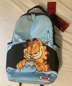 Sprayground Garfield Peek A Boo Backpack Blue