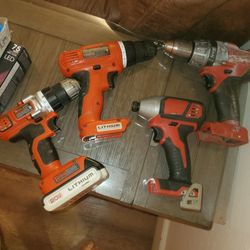 Milwaukee Impact,Drill, Black &Decker Drill