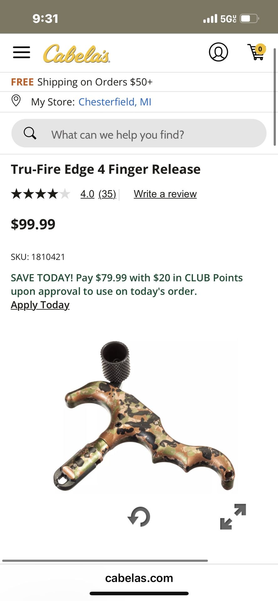 Trufire Edge 4 Thumb Release