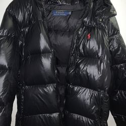 Black Polo Puffer Jacket