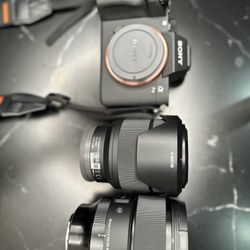 A7iii Camera + 2 LENS AND ACCESSORIES BUNDLE