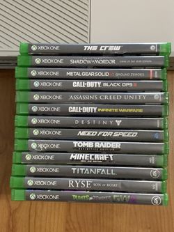 XBOX One And Kinect Sensor Bar With 13 Games 