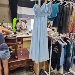 Light Blue Evening Dress