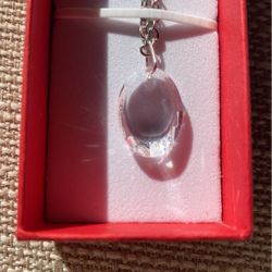Swarovski Crystal Clear Pendant Necklace