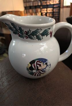 Disney Mickey Mouse Twas The Night Before Christmas Creamer