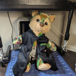 Build A Bear Exclusive Great Wolf Lodge Camo Magiquest Hoodie Denim Pants