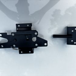 Gate hinges and latches