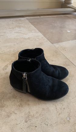 Girls Black Booties