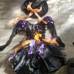Girls Witch Costume 