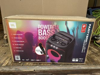 NEW - JBL Party Box Club 120+ Wireless Mic Bundle 