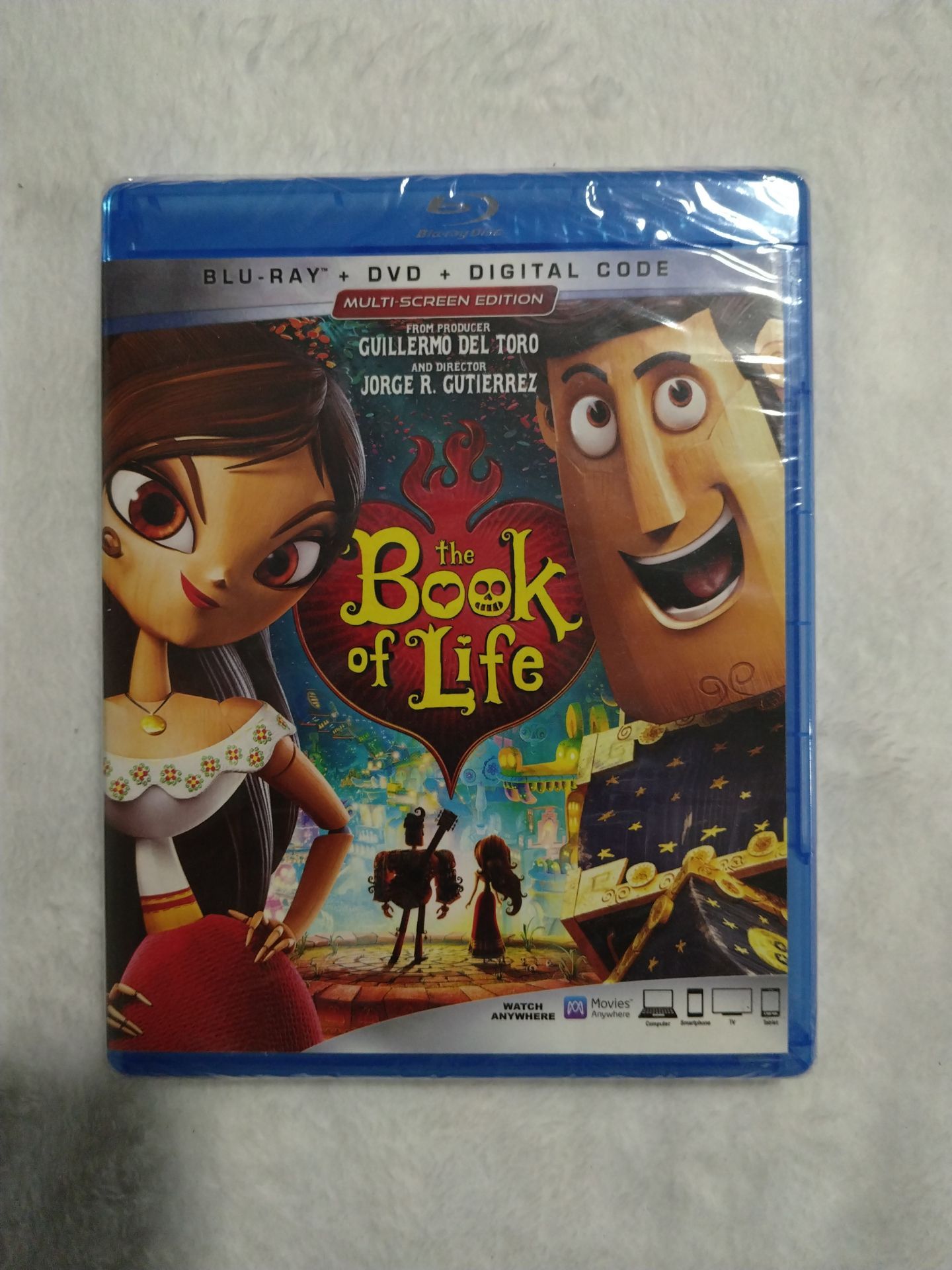 The Book of Life Blu-ray + DVD + Digital – NEW Sealed