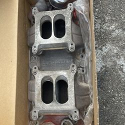 Dual Quad Intake Manifold Chevy 350