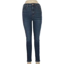 American Eagle Dark Wash High Rise Skinny Leg Jeans Size 6 Short