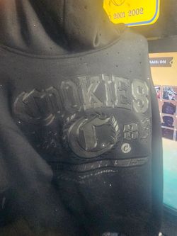 Black 2x Cookies ZipUp Hoodie