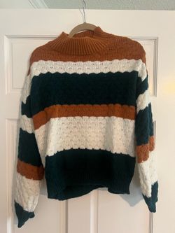 Blu Pepper Multi Colored Sweater - Large