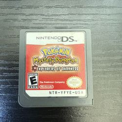 Pokémon mystery Dungeon Explorers Of Darkness 
