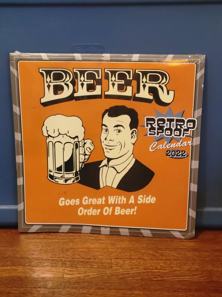 Beer Retro Spoof Calendar