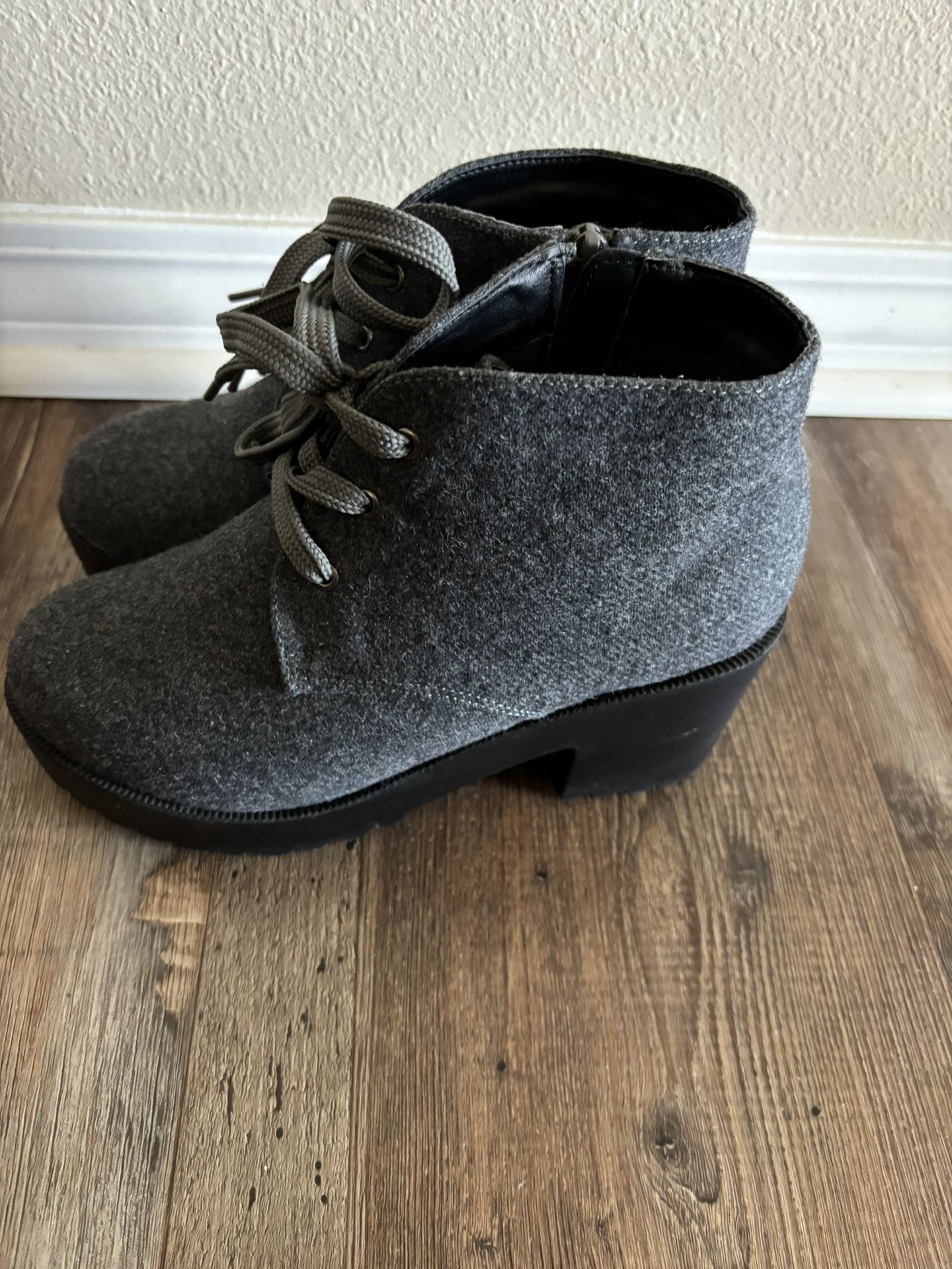 Platform Heeled Boots