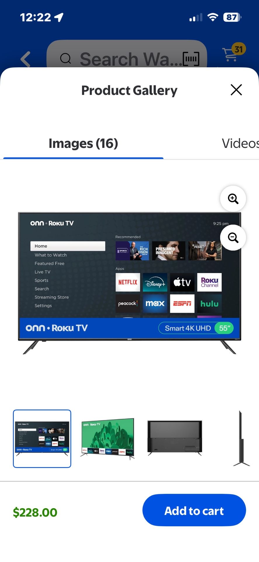 Onn Roku Tv