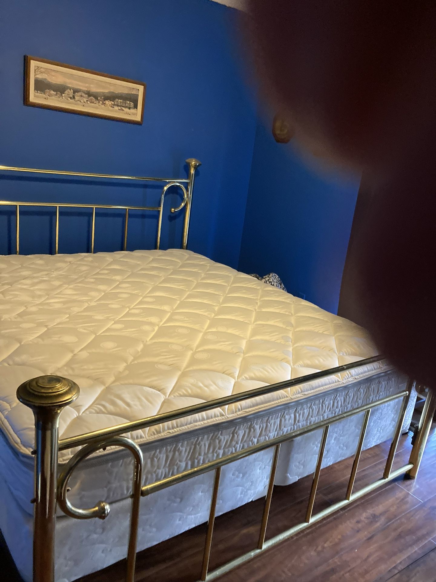 Brass Bed and Mattress 