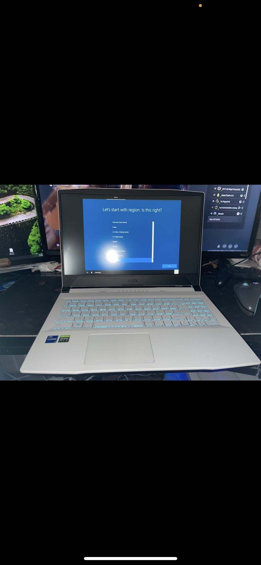 MSI Sword 15.6" Gaming Laptop, Intel Core i7, NVIDIA GeForce RTX 3050ti, 32GB RAM, 512GB SSD,1tb SSD