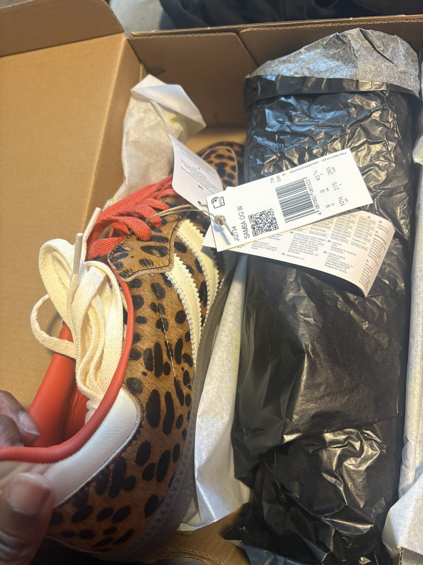 Womens Leopard Print Adidas Samba