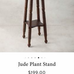 Magnolia Home Wooden Plant Stand /Stool 