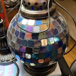 Mosaic Candle Lantern 