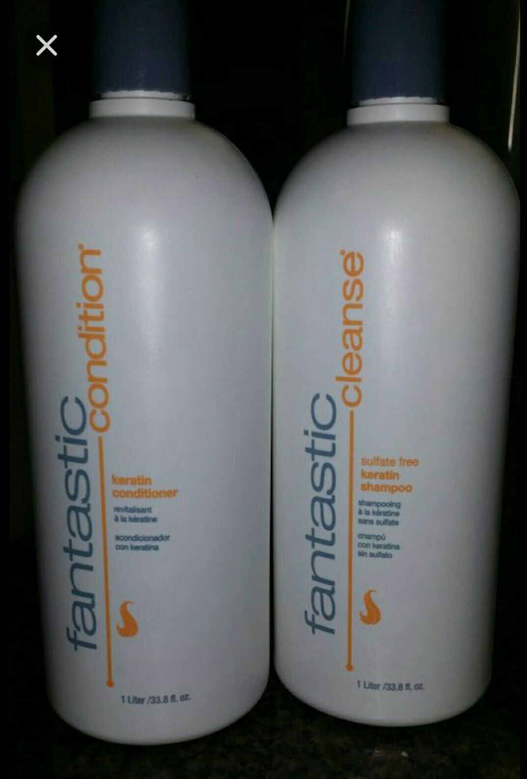 Fantastic Sams Keratin and Sulfate free Shampoo and conditioner