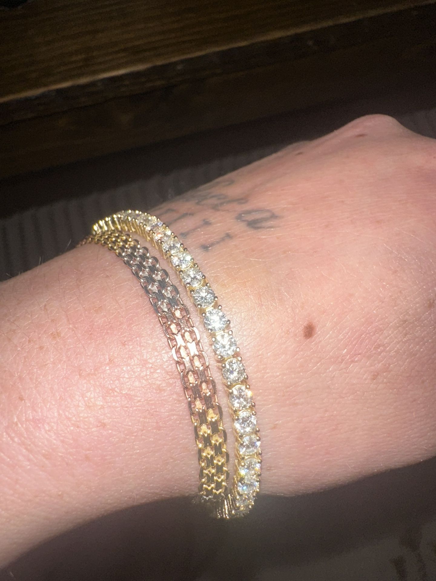 Diamond Moissanite Tennis Bracelet