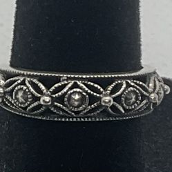 Vintage Avon Sterling Silver Blossom Ring Size 5 3/4