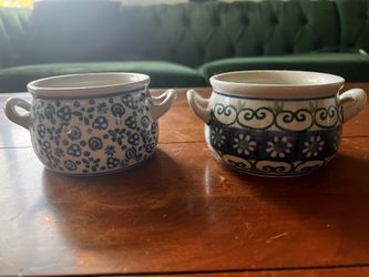 Polish Pottery Soup Bowls