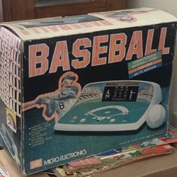 1976 Micro Electronics Computerized Baseball Game 