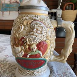 Vintage 1994 Avon Father Christmas Stein