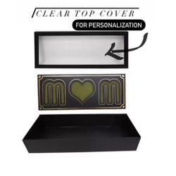 Mom Boxes Clear Cover 3 Colors Available..3x$40…5x$60  