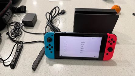Nintendo Switch HAC-001 Bundle – Dock, Charger, HDMI, Joy-Cons & Cases
