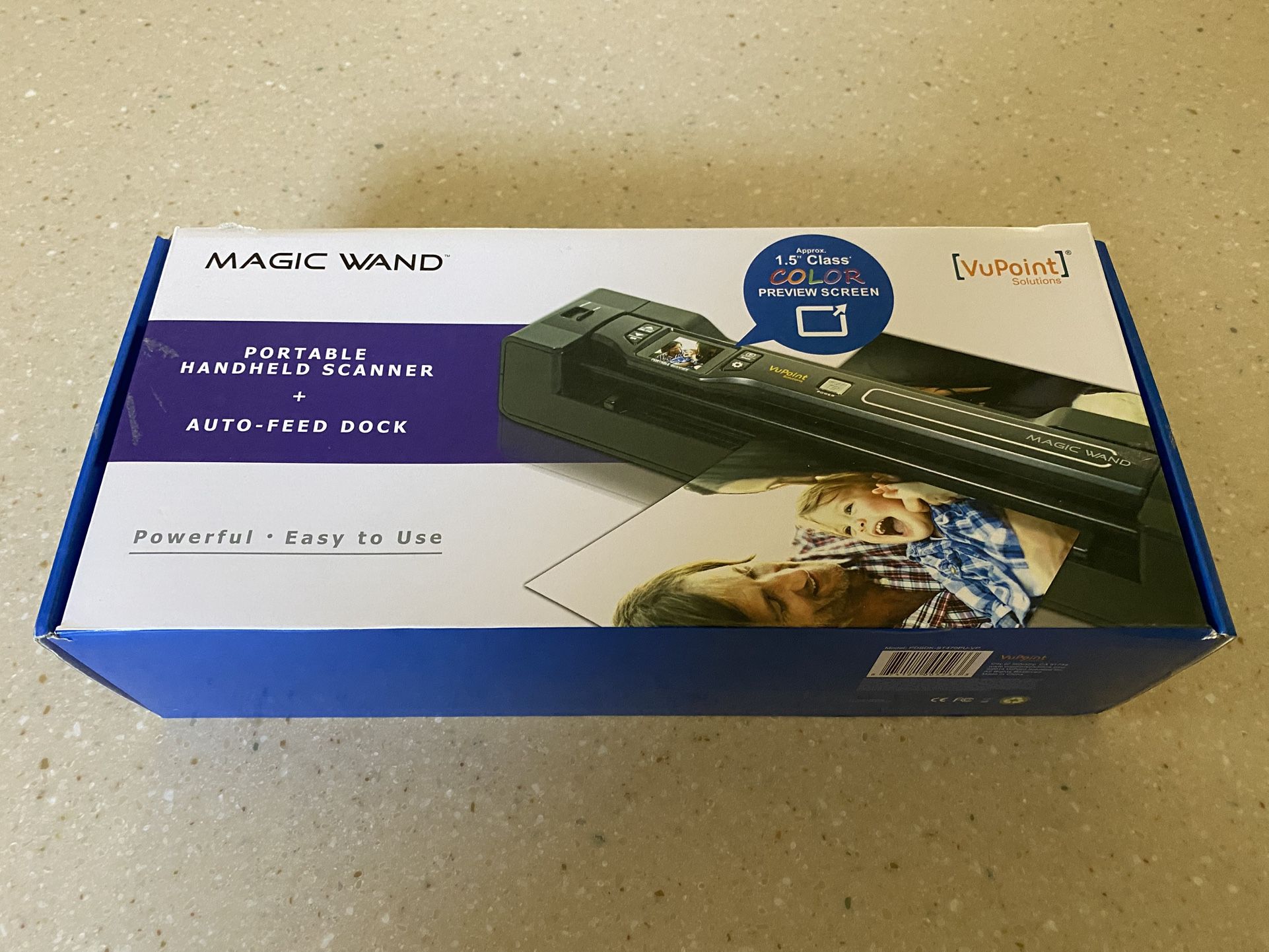 Magic Wand Portable Handheld Scanner and Auto Feed Dock - New In Box
